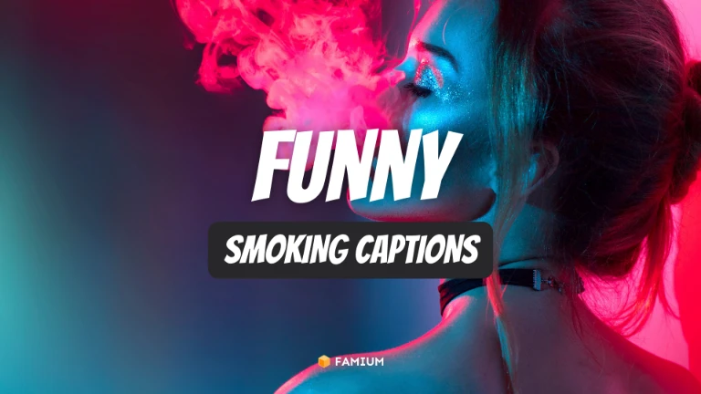 Funny Smoking Captions for Instagram